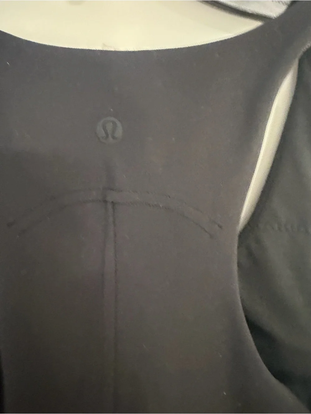 lululemon athletica Black Athletic Tank Top with Scoop Neck